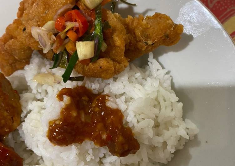 Ayam fillet sambal matah
