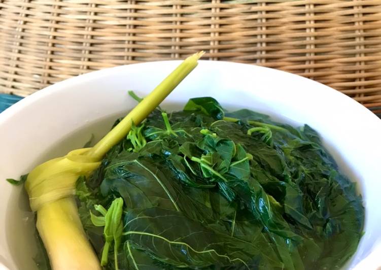 Daun Ubi/Singkong Rebus Serai