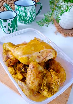 Foto resep Ayam ungkep bumbu lengkuas