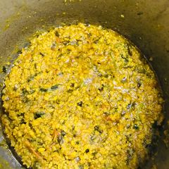 A picture of Kheema methi instantly.