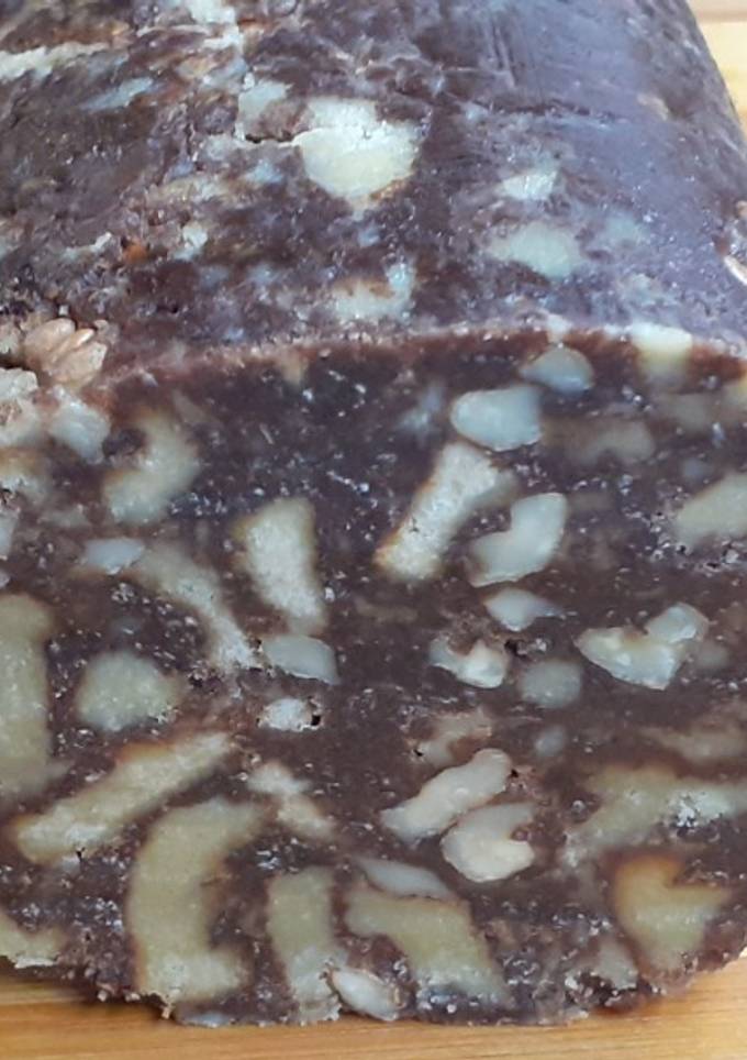 Шоколадная колбаса "Вкус детства"