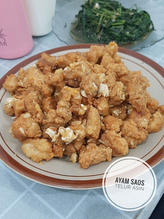 Foto resep Ayam Saos Telur Asin