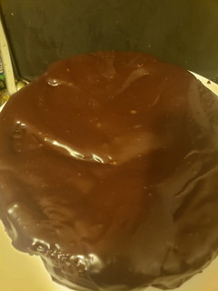A picture of Chocolate ganish cake.