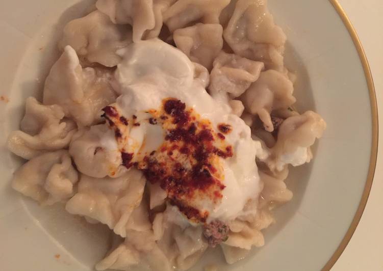 Easiest Way to Prepare Favorite Manti (Turkish Dumplings)