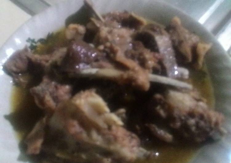 Tumis jeroan dan tulang kambing#kita berbagi