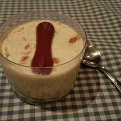 Una foto de Mousse de turrón
