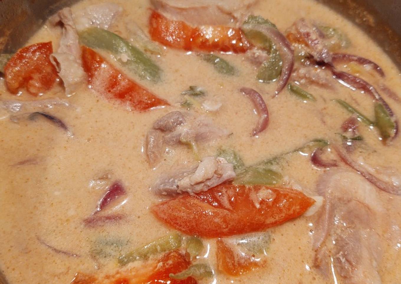 Coconut milk chicken