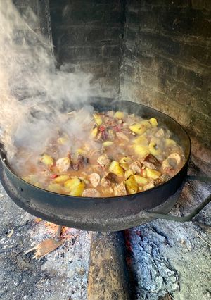 Una foto de Bifecitos de colita de cuadril al disco