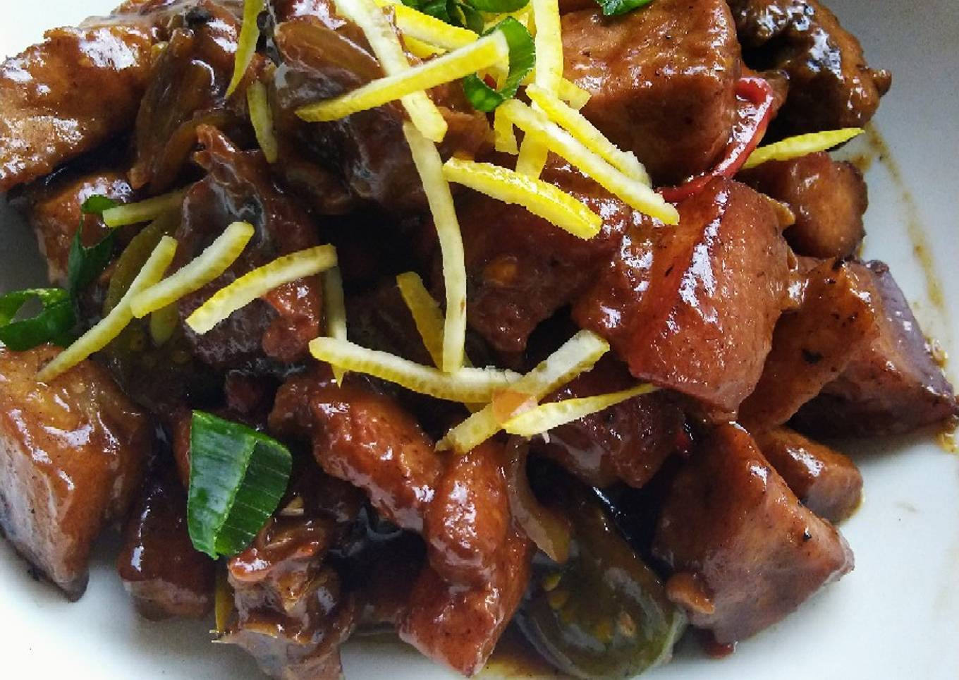 Honey Pork Lemonade Peel