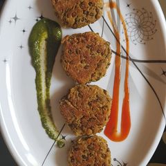 A picture of Masoor kebab.
