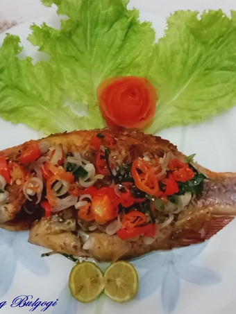 Resep Nila Panggang Bulgogi dengan sambal matah Gampang