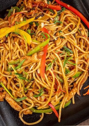 A picture of Chicken Chewmin#Ramadan special ".