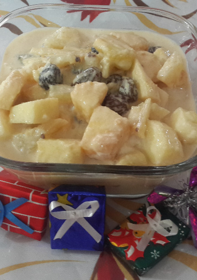 Una foto de Ensalada de manzana con amor 😋 💝