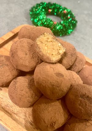 Tiramisu golyók recept fotója