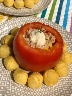 Una foto de Tomates rellenos