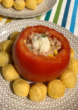 Una foto de Tomates rellenos