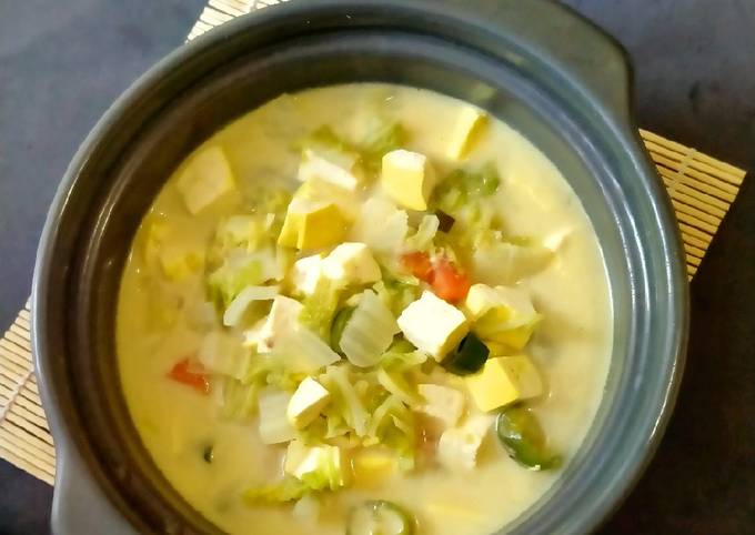 Resep Sayur Tahu Sawi Putih Santan Oleh Yuli Tiarni Cookpad