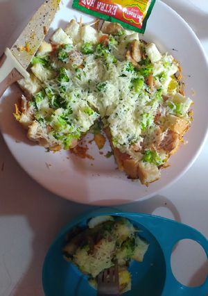 Foto resep Pizza Teflon Roti Tawar