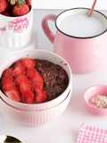 Strawberry chocolate oatmeal