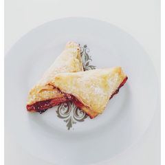 A picture of Old school jam turnovers.