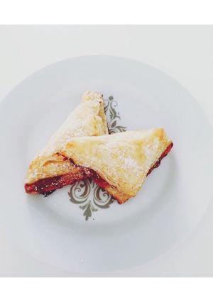 A picture of Old school jam turnovers.