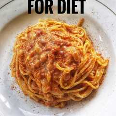 รูปของ Spaghetti carbonara (menu diet)