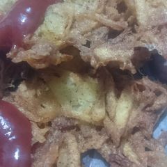 A picture of Hash browns.