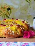 Rosca rellena de dulce de leche y coco🤓