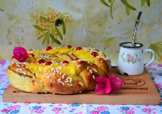 Rosca Rellena De Dulce De Leche Y Coco🤓 Receta De 🌜🇱 🇺 🇳 🇦 🌛 Cookpad 0775