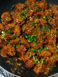 A picture of Veg manchurian.