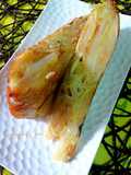 Tortilla de patatas con echalotes francesas confitadas