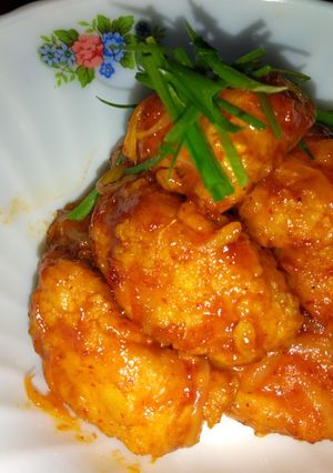 Foto resep Chicken Karage Saus Madu Pedas