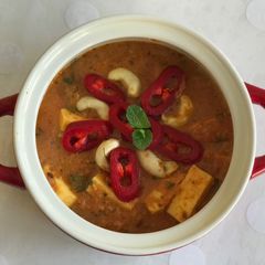 Khoya kaju paneer sabzi A picture of Khoya kaju paneer sabzi.