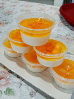 Foto resep Puding Susu Mangga