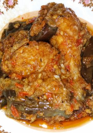 Foto resep Ayam terong balado