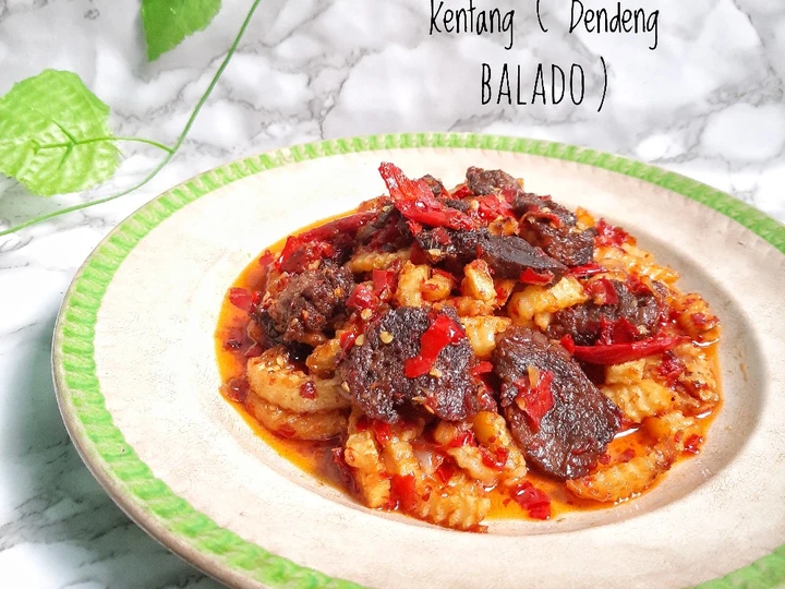 Cara Gampang Membuat Resep Dendeng Badaruak Kentang (Dendeng Balado) yang Lezat Anti Ribet, Mantap Sekali