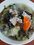 แกงจืดไก่สับสาหร่าย
