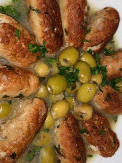 صورة لوصفة اصابع الدجاج بالزيتون