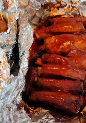 Una foto de Costillas BBQ keto