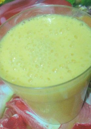 A picture of Mango juice #Arabiccontest #festivedishcontestmombasa.
