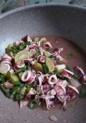 Foto resep Cumi Asam Cabai Ijo