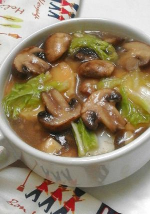 Foto resep Sapo Tahu Jamur