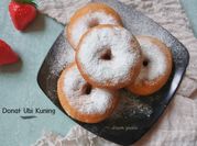 Gambar donat ubi kuning tanpa mixer
