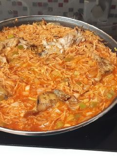Una foto de Fideos con caballa, aprovechamiento