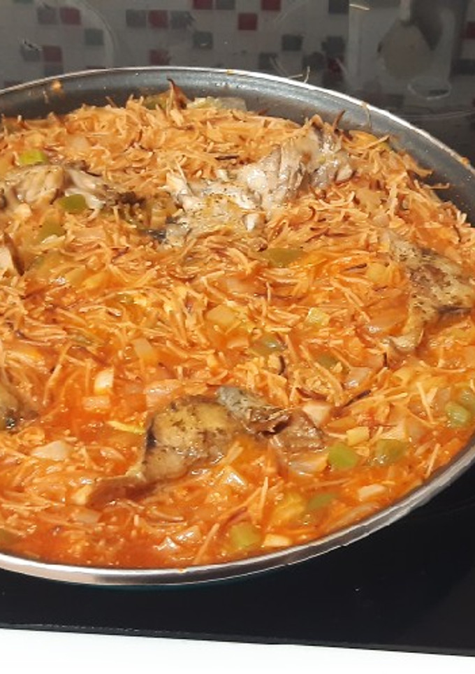 Una foto de Fideos con caballa, aprovechamiento