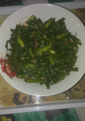 Foto resep Oseng pedas sayur genjer