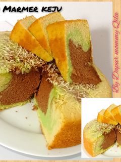 Foto resep Bolu marmer keju si Otang (oven tangkring)