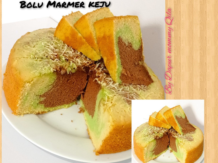 Resep Bolu marmer keju si Otang (oven tangkring) yang Enak Banget