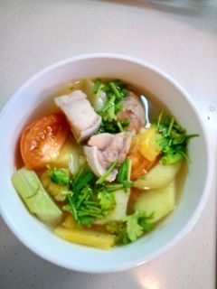 Hình của món Canh chua cá bóp.