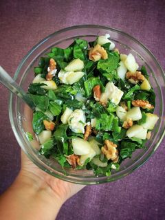 Una foto de Ensalada de Espinacas y Pera